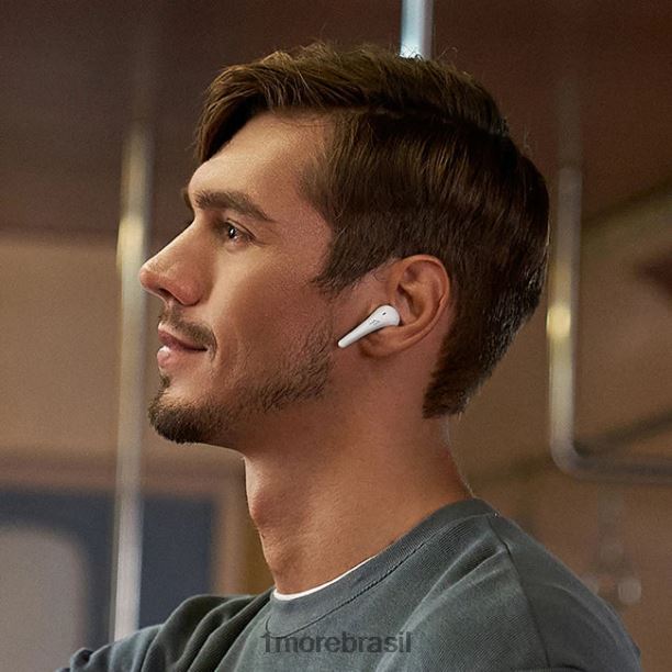 1MORE fones de ouvido aero true wireless com cancelamento de ruído ativo PRPTD17 branco fones de ouvido
