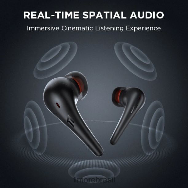 1MORE fones de ouvido aero true wireless com cancelamento de ruído ativo PRPTD17 branco fones de ouvido