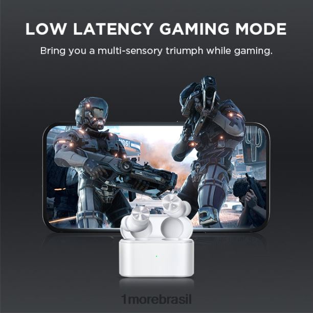 1MORE pistãobuds pro verdadeiros fones de ouvido sem fio com cancelamento de ruído ativo PRPTD14 branco fones de ouvido