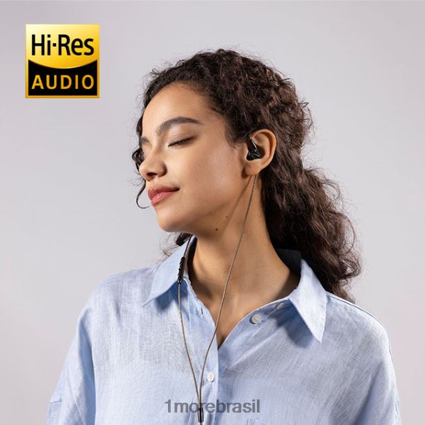 1MORE fones de ouvido com driver penta - p50 PRPTD20 preto fones de ouvido